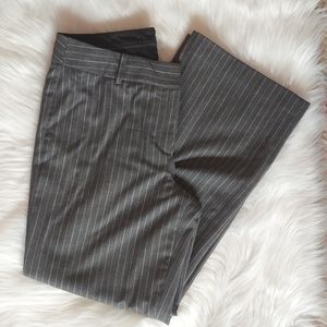 TALBOTS | Gray pinstripe trousers